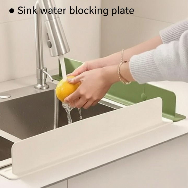 Silicone Sink Splash Guard for Kitchen & Bathroom
