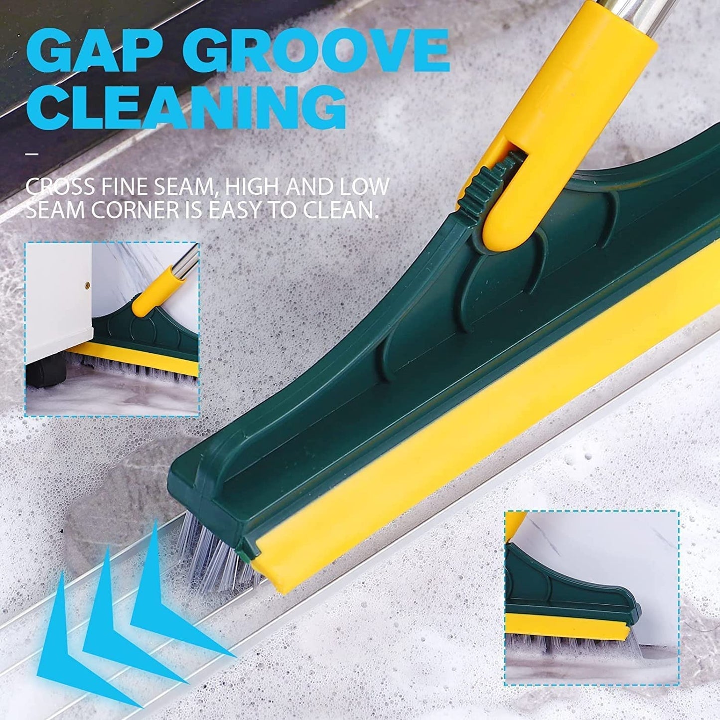 2-in-1 Broom Wiper – Dual Purpose Floor Cleaning Tool