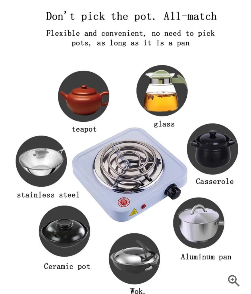 Electric Hot Plate Stove – Portable Electric Chulha